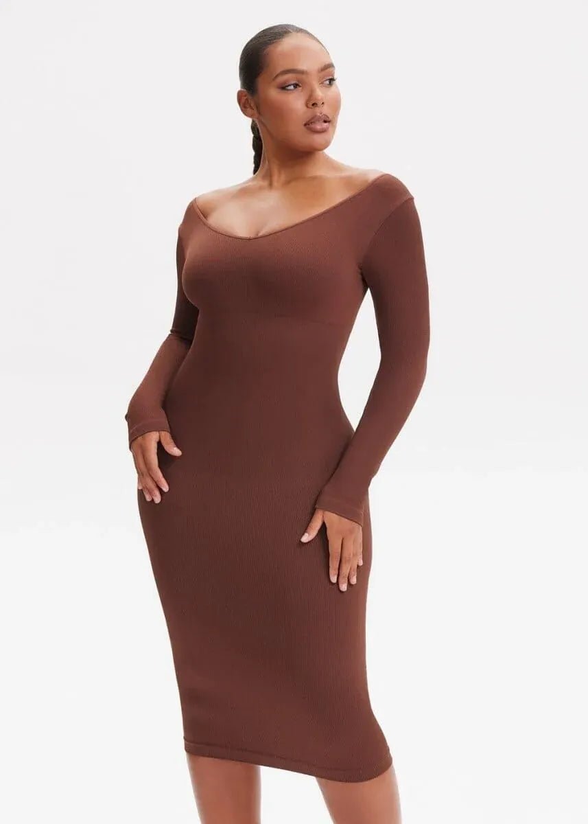 שמלה מחטבת | ZOEY